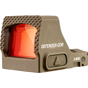 Vortex Defender CCW Tan 3 MOA Red Dot Sight