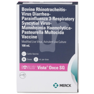 Merck Bovilis Vista Once SQ. Cattle Vaccine | Size 50 Dose