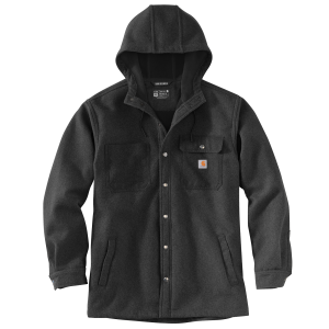 Carhartt Carhartt Rain Defender Relaxed Fit Heavy-Weight Hooded Shirt Jac in Black Heather | Size 4XL - $65.99 at Murdoch's Ranch & Home Supply