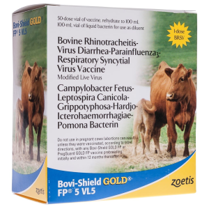 Zoetis Bovi-Shield GOLD FP 5 VL5 Vaccine for Cows & Heifers | Size 50 Dose