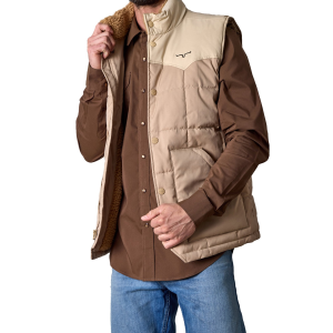 Kimes Ranch Muir Trail Vest in Khaki | Size Medium