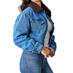 Kimes Ranch Leela Jacket in Light Wash Indigo | Size Small