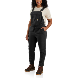 Carhartt Force Ripstop Bib Overall in Black | Size Large