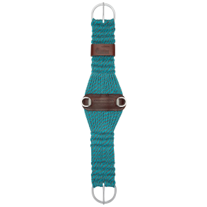 Weaver Weaver Ecoluxe Roper Cinch in Turquoise/Charcoal | Size 30" - $96.99 at Murdoch's Ranch & Home Supply