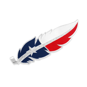 Montana Silversmiths Montana Silversmiths Texas Flag Hat Feather - $90.00 at Murdoch's Ranch & Home Supply