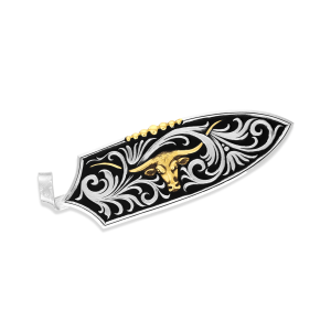 Montana Silversmiths Montana Silversmiths Longhorn Cattle Drive Hat Feather - $90.00 at Murdoch's Ranch & Home Supply
