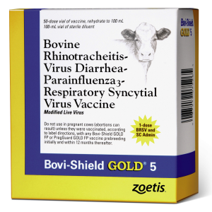 Zoetis Bovi-Shield GOLD 5 Vaccine for Cattle | Size 50 Dose