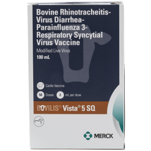 Merck Bovilis Vista 5 SQ. Cattle Vaccine | Size 50 Dose