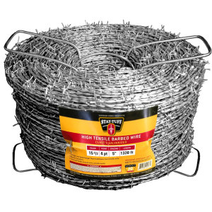 Stay-Tuff Stay-Tuff 4-Point 15.5-Gauge Class 3 Barbed Wire | Size 1320' - $84.99 at Murdoch's Ranch & Home Supply