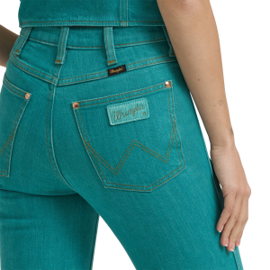 Wrangler Wrangler x Lainey Wilson Boots Hugger Jeans in Turquoise | Size 26 - $56.24 at Murdoch's Ranch & Home Supply