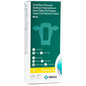 Merck Bovilis Covexin 8 Cattle and Sheep Vaccine | Size 50 Dose