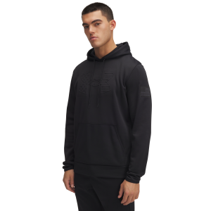 Under Armour Under Armour UA Freedom Armour Fleece Emboss Hooded Sweatshirt in Black | Size Medium - $39.00 at Murdoch's Ranch & Home Supply