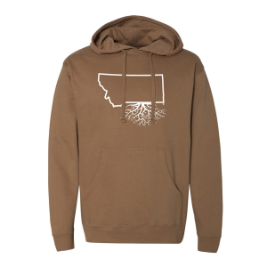 Wear Your Roots Wear Your Roots Montana Roots Hoodie in Saddle | Size Medium - $33.60 at Murdoch's Ranch & Home Supply