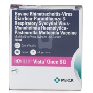 Merck Bovilis Vista Once SQ. Cattle Vaccine | Size 10 Dose