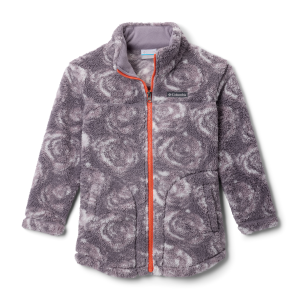 Columbia West Bend Printed Full Zip Jacket in Shale Purple Rosecity | Size Medium