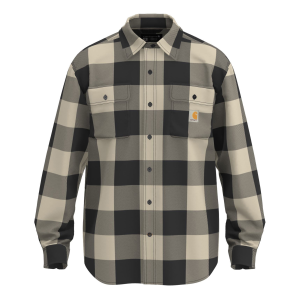 Carhartt Carhartt Loose Fit Heavyweight Flannel Long Sleeve Plaid Shirt in Oat Milk | Size Medium - $29.99 at Murdoch's Ranch & Home Supply