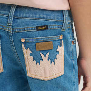 Wrangler Wrangler x Lainey Wilson Mae Boots Jeans in Blue | Size 12 - $33.74 at Murdoch's Ranch & Home Supply