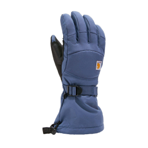 Carhartt Storm Defender Insulated Gauntlet Glove in Faded Navy | Size Small