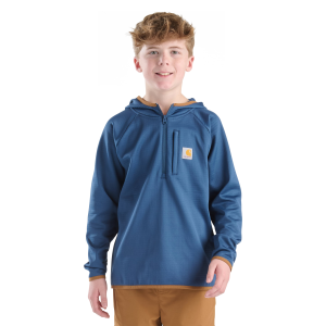 Carhartt Carhartt Force 1/4 Zip Hooded Sweatshirt in Dark Denim | Size Medium - $23.99 at Murdoch's Ranch & Home Supply