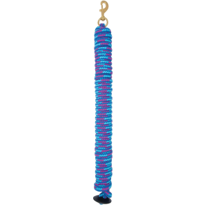Weaver Weaver Rounded Cotton 225 Snap Horse Lunge Line in Blue/Purple/Hurricane Blue | Size 3/4" x 25' - $39.99 at Murdoch's Ranch & Home Supply