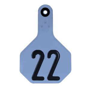 Y-Tex All American Medium 3-Star #76-100 ID Tags in Blue