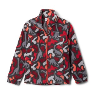 Columbia Zing III Fleece Camo Jacket in Shark Dinoflauge | Size Small