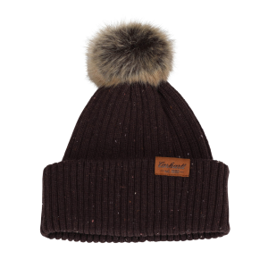 Carhartt Carhartt Knit Faux Fur Pom Pom Beanie in Dark Sepia Nep - $20.99 at Murdoch's Ranch & Home Supply
