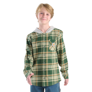 Carhartt Carhartt Hooded Button Down Flannel Shirt in Mountain View | Size Large - $19.19 at Murdoch's Ranch & Home Supply
