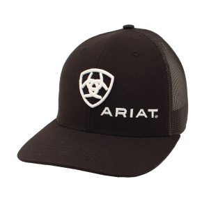 Ariat R112 Embroidered Logo Cap in Black