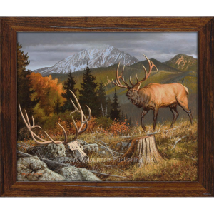 Rocky Mountain Publishing Old Grudges Canvas Framed Wall Art | Size 8" x 10"