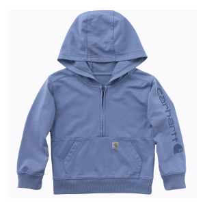 Carhartt Carhartt Re-Engineered Garment Dyed French Terry Half Zip Sweatshirt in Blue Horizon Wash | Size 6 Mon - $17.99 at Murdoch's Ranch & Home Supply
