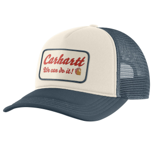 Carhartt Rosie C Trucker Hat in Iron Blue