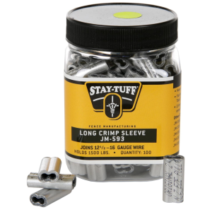 Stay-Tuff Stay-Tuff 100-Pack 12.5-Gauge Long Fencing Sleeves - $29.99 at Murdoch's Ranch & Home Supply