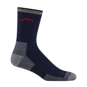 Darn Tough Socks Coolmax Micro Crew Cushion Socks in Navy | Size Medium