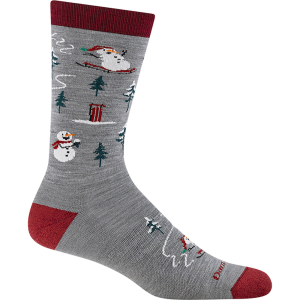 Darn Tough Socks Sled Head Lightweight Lifestyle Socks in Grey | Size Large
