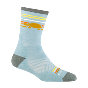 Darn Tough Socks Pacer Micro Crew Ultra-Lightweight Socks in Glacier | Size Small