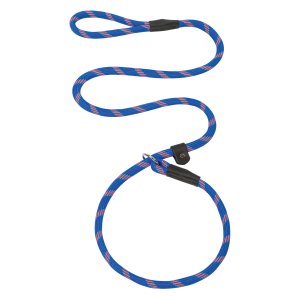 Weaver Weaver Slip Dog Lead in Blue/Orange | Size 1/2" x 6' - $21.99 at Murdoch's Ranch & Home Supply