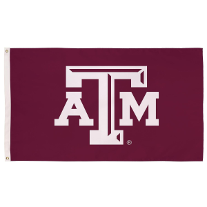 Evergreen Texas A&M Single Sided Flag