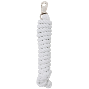 Weaver Weaver Cotton Horse Lead Rope with Nickel Plated Bull Snap in White | Size 5/8" x 10' - $13.87 at Murdoch's Ranch & Home Supply