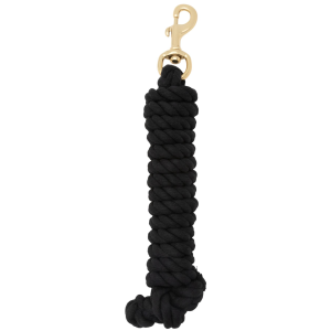 Weaver Weaver Colored Cotton Horse Lead Rope with Solid Brass 225 Snap in Black - $13.49 at Murdoch's Ranch & Home Supply