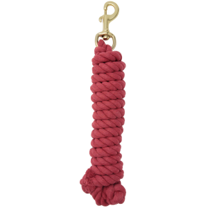 Weaver Weaver Colo Cotton Horse Lead Rope with Solid Brass 225 Snap in Red - $13.49 at Murdoch's Ranch & Home Supply