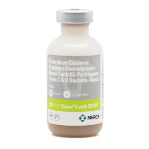 Merck Bovilis Vision 8 with Spur Cattle and Sheep Vaccine | Size 10 Dose