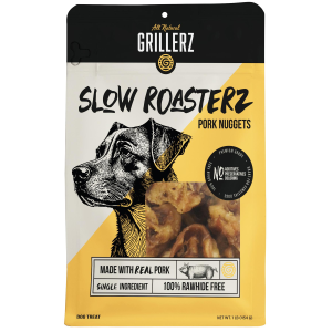 Grillerz Slow Roasters Pork Nuggets Dog Treat | Size 1 lb