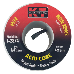 K-T Industries K-T Industries 1/4lb, 1/8", 40/60 Acid Core Solder Wire - $12.99 at Murdoch's Ranch & Home Supply