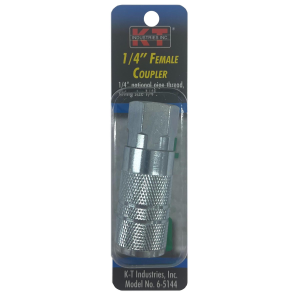 K-T Industries K-T Industries Lincoln 1/4'' Female NPT 1/4'' Coupler - $14.99 at Murdoch's Ranch & Home Supply
