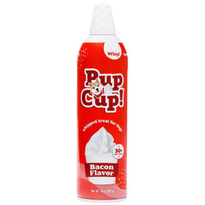 Pup Cup! Pup Cup! Bacon Flavor Whipped Treat for Dogs | Size 13oz - $10.99 at Murdoch's Ranch & Home Supply