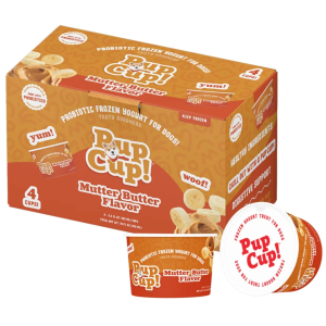 Pup Cup! Pup Cup! 4-Pack Mutter Butter Flavor Frozen Yogurt Dog Treat | Size 3.5oz - $10.99 at Murdoch's Ranch & Home Supply