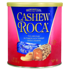 Brown & Haley Brown & Haley Cashew Roca The Original Buttercrunch Toffee with Cashews | Size 10 oz - $9.99 at Murdoch's Ranch & Home Supply