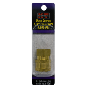 K-T Industries K-T Industries 1/4" Female NPT 5500 PSI Pressure Washer Quick Coupler - $9.99 at Murdoch's Ranch & Home Supply