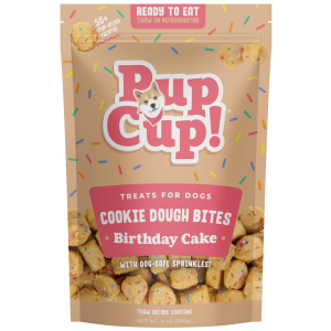 Pup Cup! Pup Cup! Cookie Dough Bites Birthday Cake Flavor Dog Treats | Size 8oz - $9.99 at Murdoch's Ranch & Home Supply